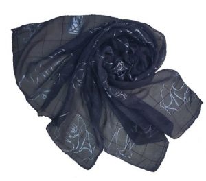 Φουλάρι με μεταλλικό τύπωμα | 195030