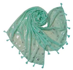 Φουλάρι με μεταλλικό τύπωμα | 19-50731-2