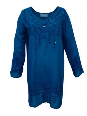 Καφτάνι με κέντημα και χάντρες | K608N