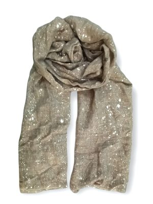 Φουλάρι με μεταλλικό τύπωμα | DSF445