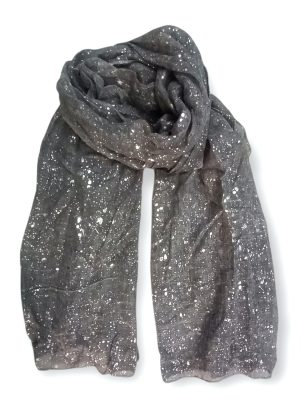 Φουλάρι με μεταλλικό τύπωμα | DSF445-2