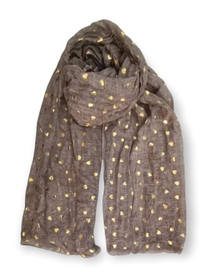 Φουλάρι με μεταλλικό τύπωμα | DSF447-1