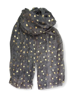 Φουλάρι με μεταλλικό τύπωμα | DSF447-3