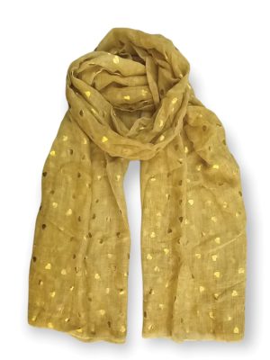 Φουλάρι με μεταλλικό τύπωμα | DSF447-7