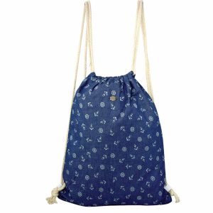 Σακίδιο πλάτης Μικρές άγκυρες Σκουρο-Μπλε 3011