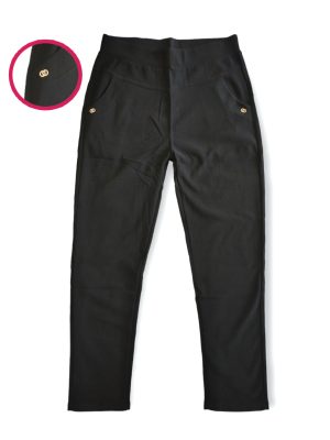 Plus Size Παντελόνι-Κολάν | 1322 BLACK