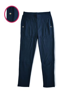 Plus Size Παντελόνι-Κολάν | 1322-NAVY