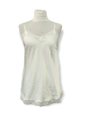 Σατέν τοπ| LL9172V-White