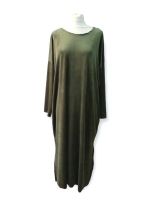PLUS SIZE Φόρεμα βελούδο| 2741-ladi