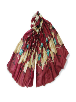 Φουλάρι με ασημοκλωστές  | DSF609-1