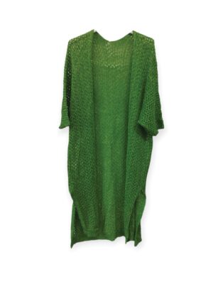 Πανωφόρι μακρύ με χρυσοκλωστές| 8089-green