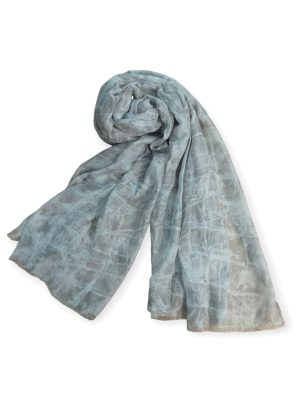 Φουλάρι με ασημοκλωστές  | DSF612-4