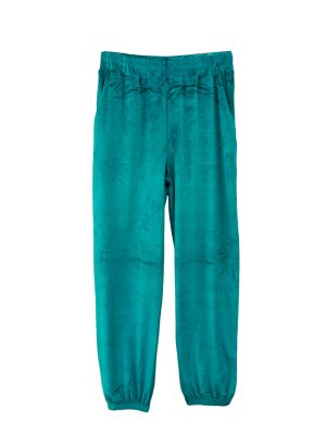 βελούδινο παντελόνι σμαραγδί