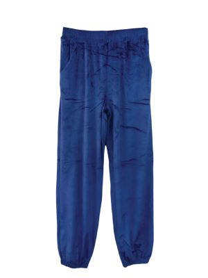 Βελούδινο Μπλε παντελόνι