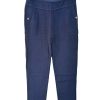 plus size pants navy blue