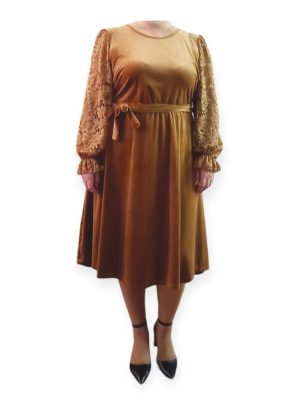 Φόρεμα midi Βελούδινο | MSΤ3127kamilo