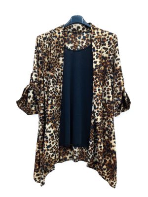 Ασύμμετρο διπλό τοπ animal  | MST3095-1