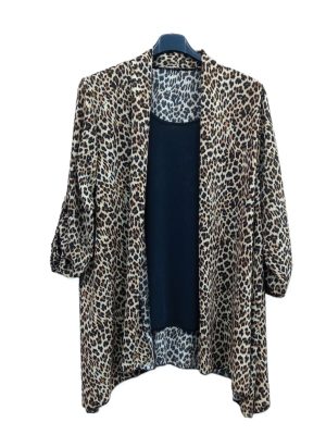 Ασύμμετρο διπλό τοπ animal  | MST3095-4