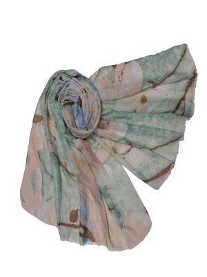 Φουλάρι με ασημοκλωστές  | DSF611 fistiki