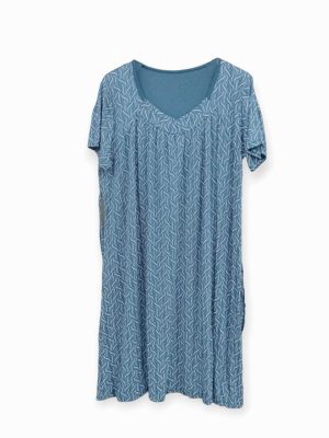 Plus size φόρεμα με V  |MST1044-RAF