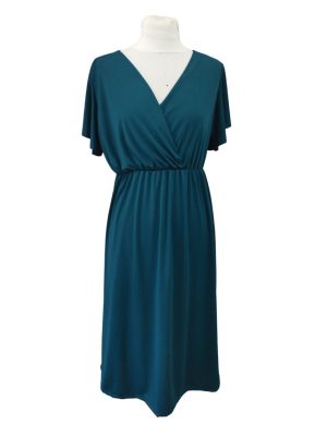 Φόρεμα ελαστικό | EL220302-petrol