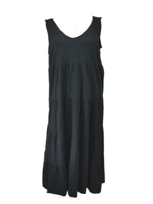 Φόρεμα maxi αμάνικο| ELD102-black