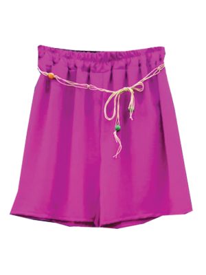 Σορτς με ιδιαίτερη ζώνη| ELS01-fouxia