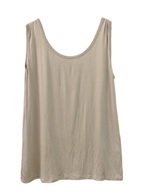 Μπλούζα Αμάνικη μονόχρωμη | EL16140-beige