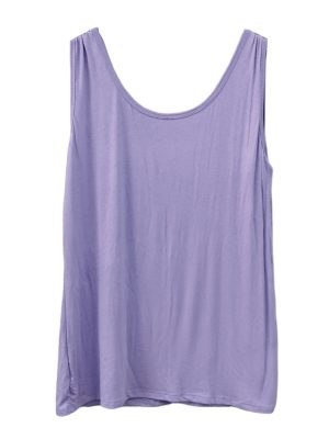 Μπλούζα Αμάνικη μονόχρωμη | EL16140-lila