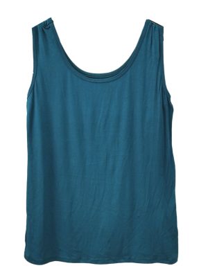 Μπλούζα Αμάνικη μονόχρωμη | EL16140-petrol