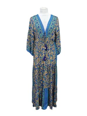 Maxi φόρεμα μεταξωτό | MD1035-4