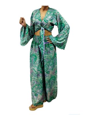 SET μεταξωτό με παντελόνι | AN2set