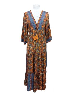 Maxi φόρεμα μεταξωτό | MD1035-2