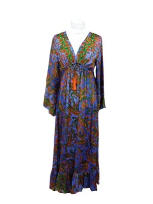 Maxi φόρεμα μεταξωτό | 1027-4