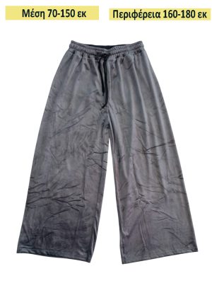 Plus Size Παντελόνι Βελούδινο | El 6051 Γκρι