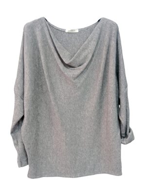 Top με lurex | EL 24648 Ασημί