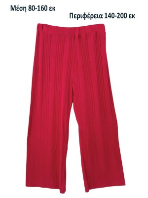 Plus Size Παντελόνι | EL 211174 bordo