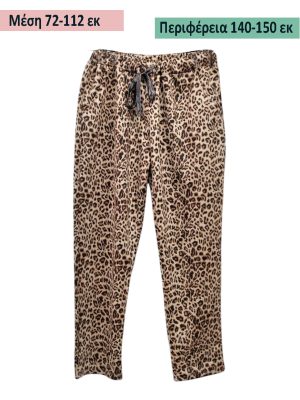 Παντελόνι σουέτ animal print | El 2859-1