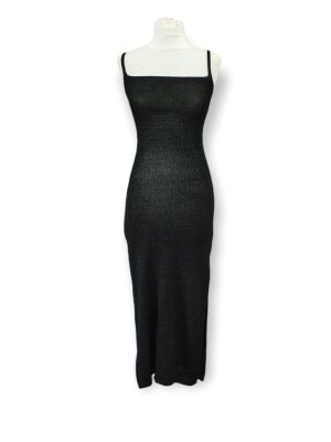 Φόρεμα μακρύ πλεκτό  | Mst2090 black