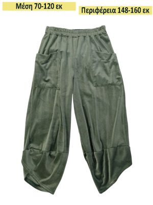 Βελούδινο Παντελόνι | 602060 chaki