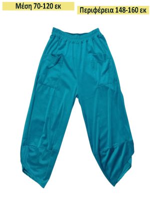 Βελούδινο Παντελόνι | 602060 petrol