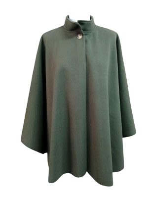 Γυναικεία κάπα με ζώνη | Ev717 χακί