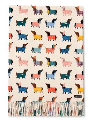 cashmere pashmina with dogs