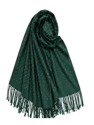 Cashmere Pasmina με strass | 47083 κυπαρισσί