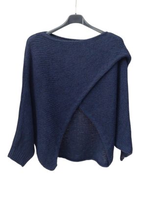 Πλεκτό Oversize Τοπ | LD 454 σκούρο μπλε